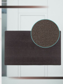 Коврик универсальный прямоугольный коричневый ФлорТ Экспо 49х80 см